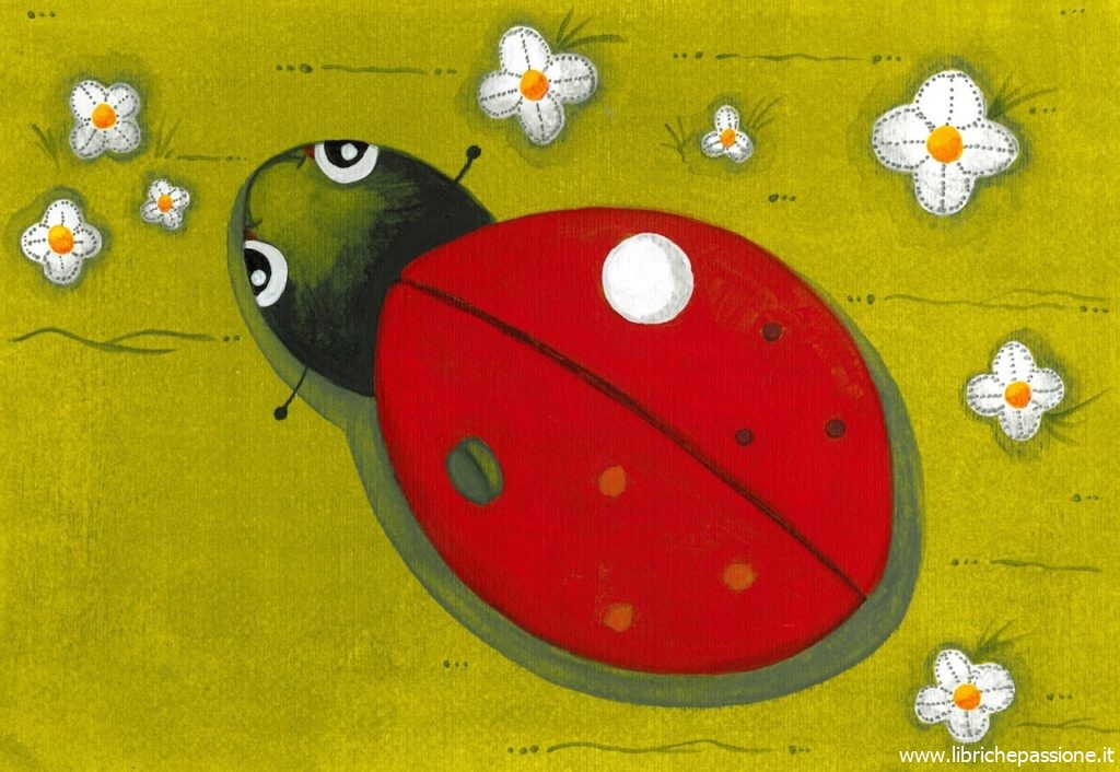 “La coccinella senza pallini” testo e illustrazioni di Oriana Ramunno