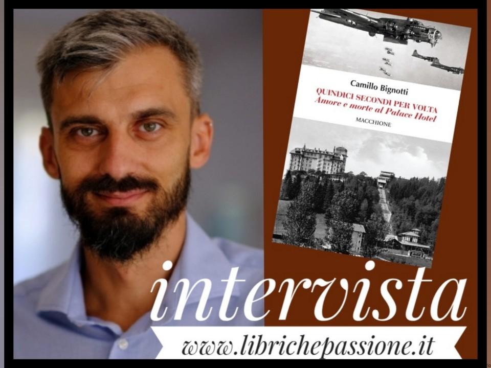 A “Due chiacchiere con lo scrittore”  Camillo Bignotti